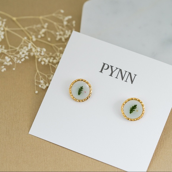 Botanical handmade earrings, real flowers earrings - Picture 1 of 1